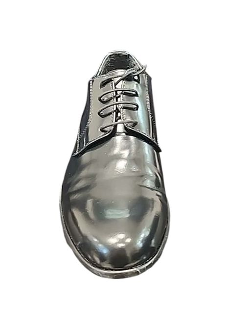 BRUSHED-OFF SHOE WITH LACES SALVATORE FINIZIO | shoes | 7720 6000NERO